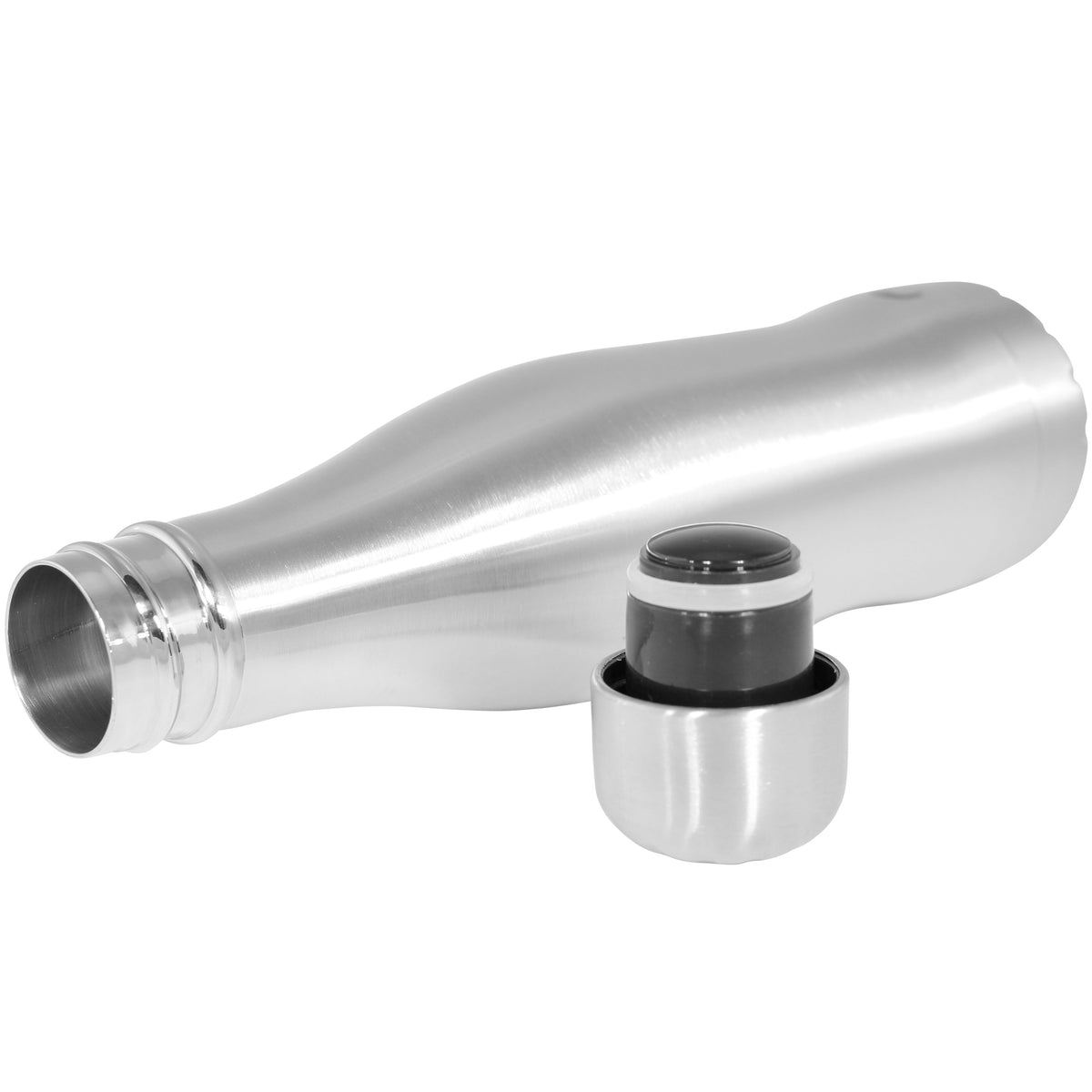 Termoflaske "Curve" Stål - pure steel