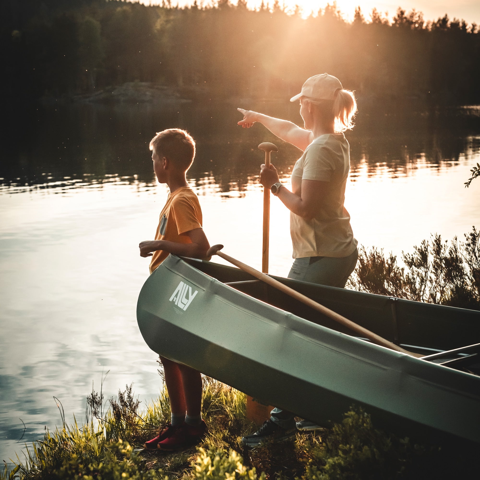 ALLY 16,5' DR kano, Grønn