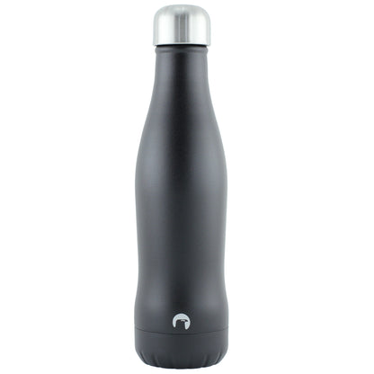 Termoflaske "Curve" Stål - solid black