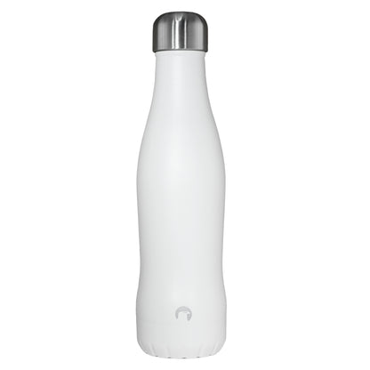 Termoflaske "Curve" Stål - solid white